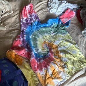 Abercrombie and Fitch hoodie tyedie